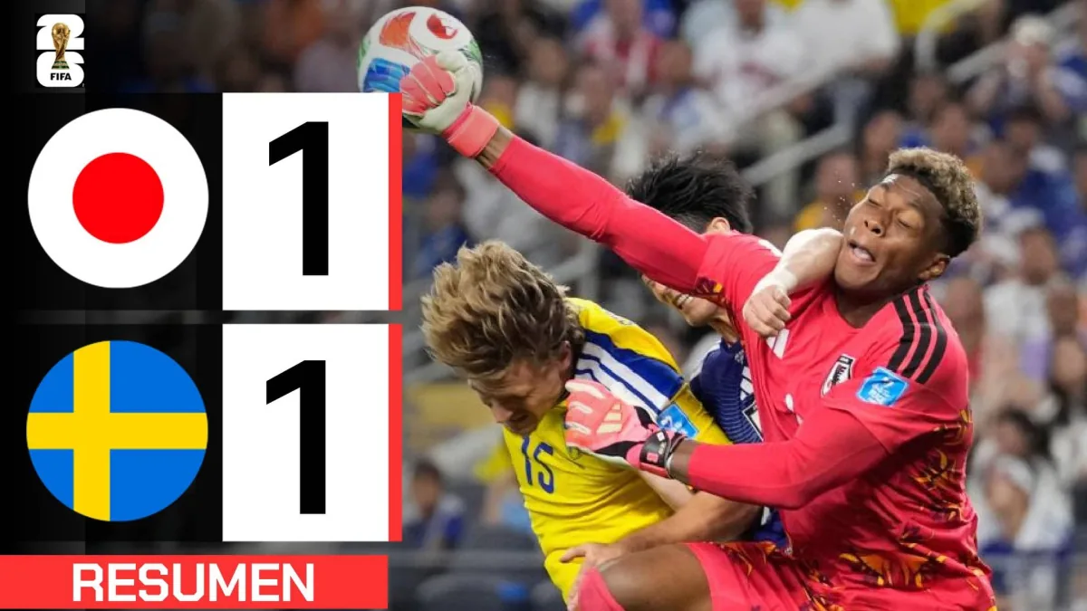 Dallas: Japón y Suecia empatan en la fase de grupos del Mundial 2026