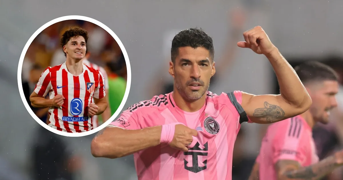 Luis Suárez compara la situación de Julián Álvarez con su propia experiencia en Liverpool