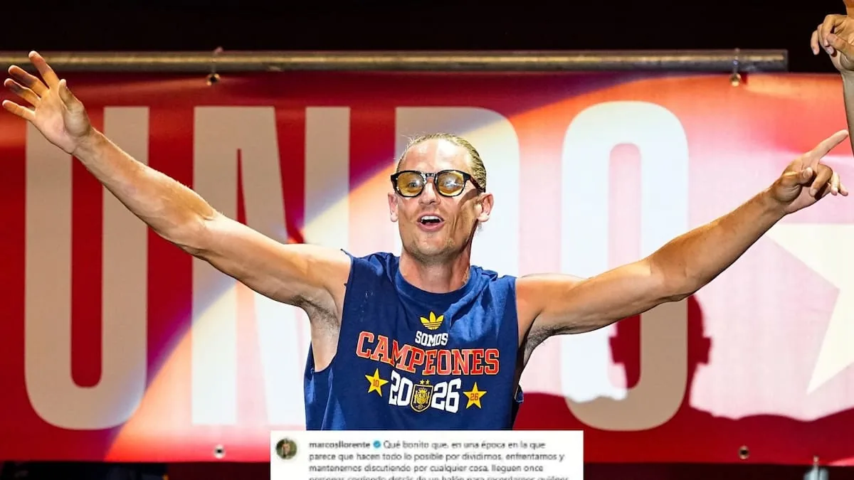 Marcos Llorente reflexiona sobre la unidad nacional tras las celebraciones del Mundial