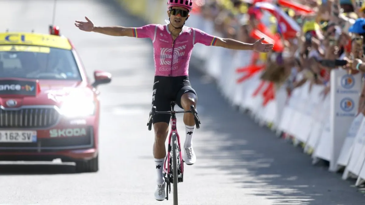 Richard Carapaz conquista Orcières-Merlette en el Tour de Francia