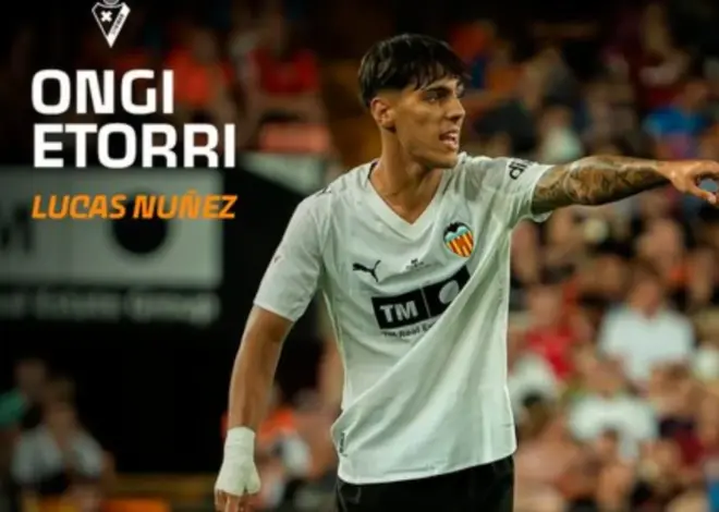 Eibar incorpora a Lucas Núñez cedido por el Valencia