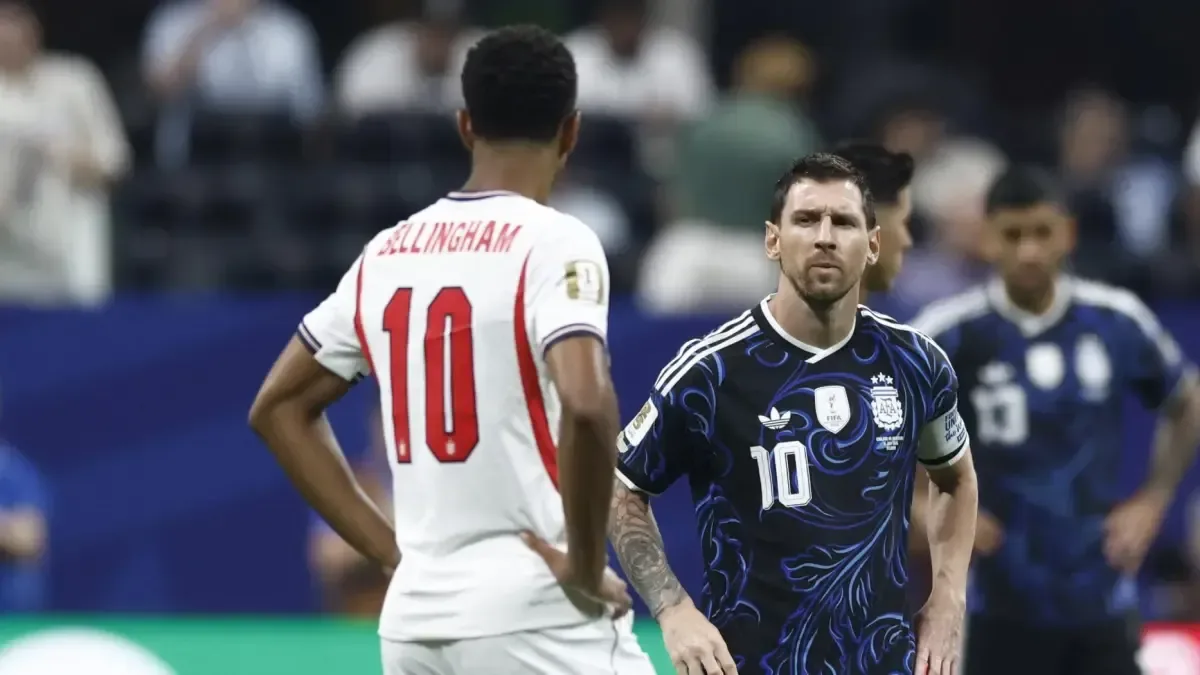 Bellingham explica su discusión con Messi y el incidente con Barco tras la semifinal del Mundial