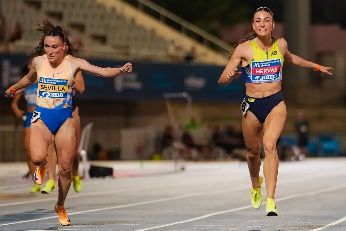 Málaga: Blanca Hervás supera a Paula Sevilla por una centésima en los 400 metros