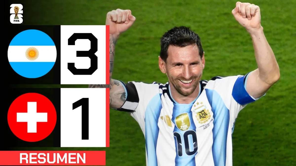 Argentina avanza a semifinales del Mundial tras vencer a Suiza en la prórroga