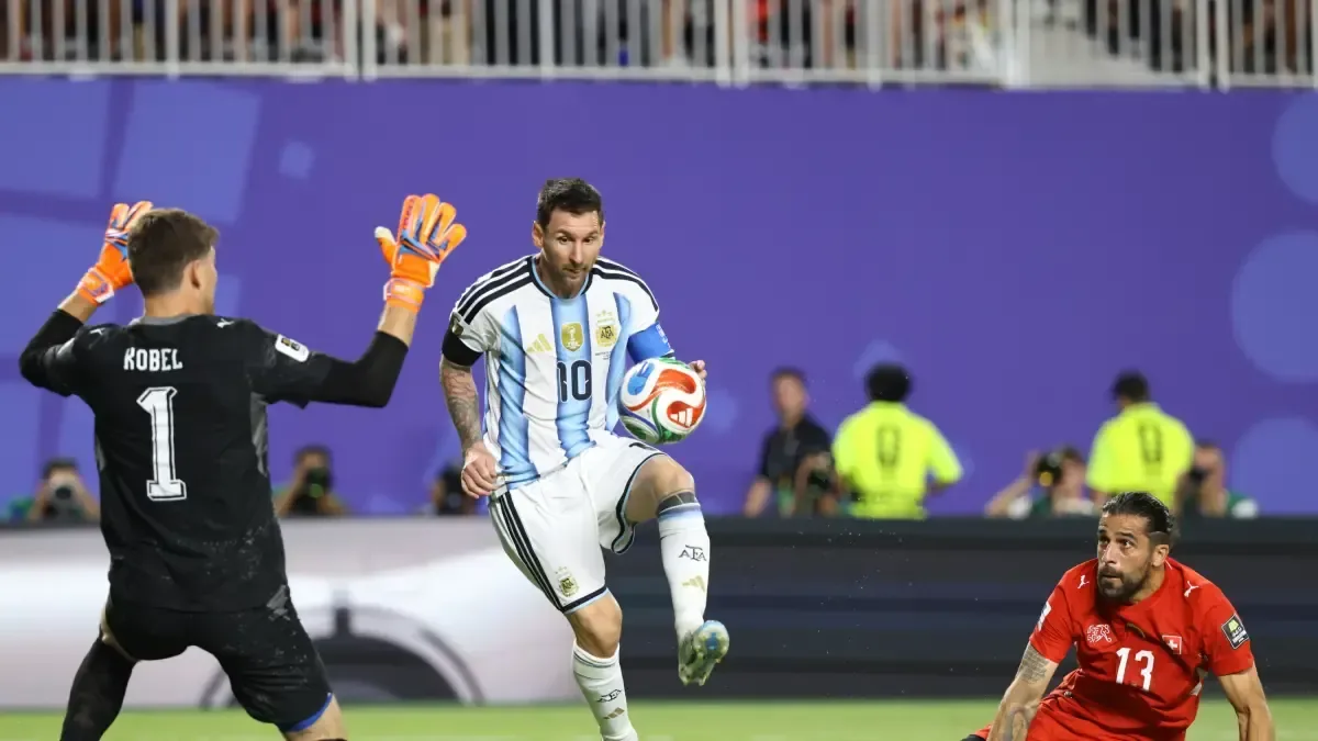 La selección de Argentina se prepara para un encuentro en las semifinales del Mundial contra Inglaterra