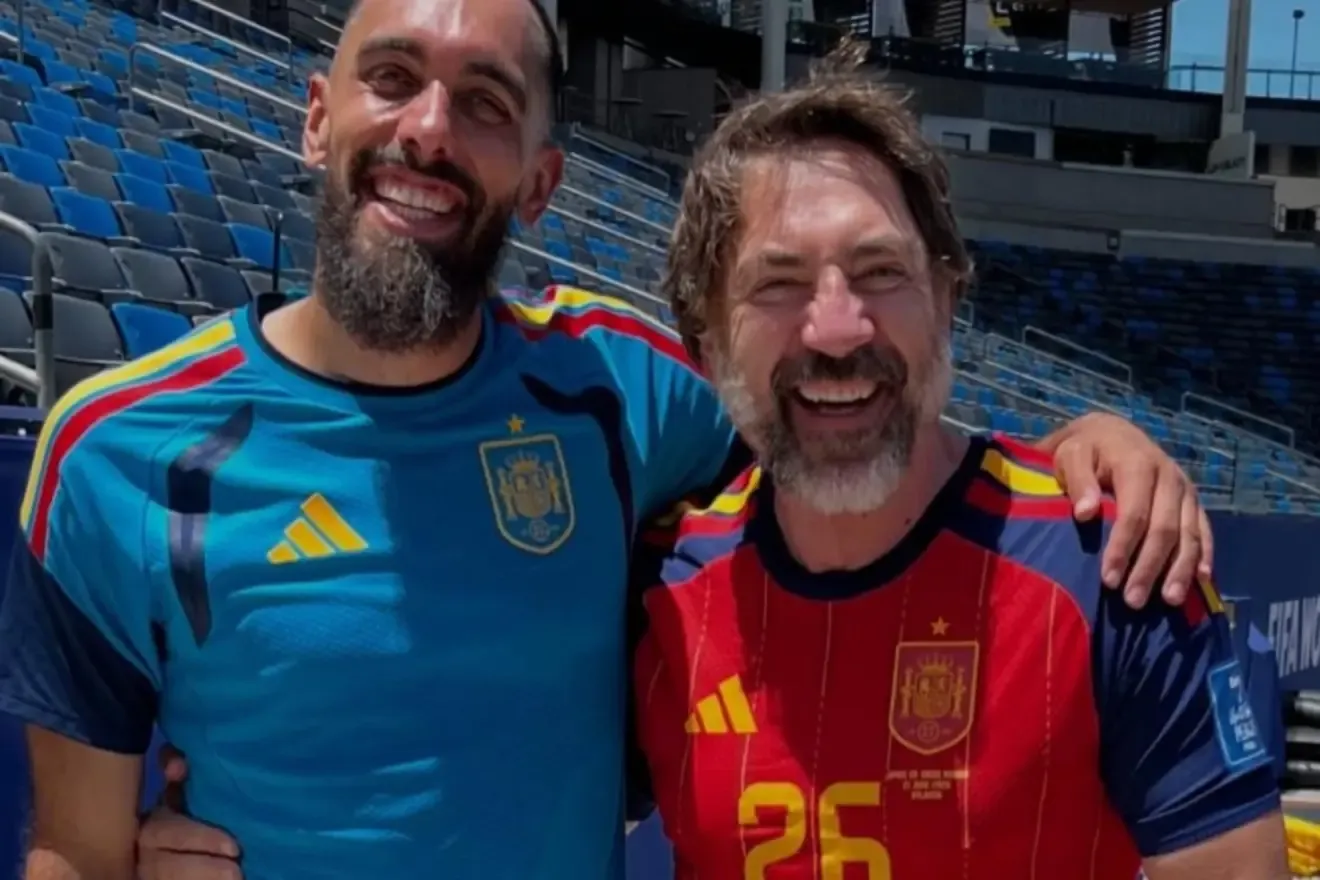 Borja Iglesias saca a la luz el encuentro con Javier Bardem.
